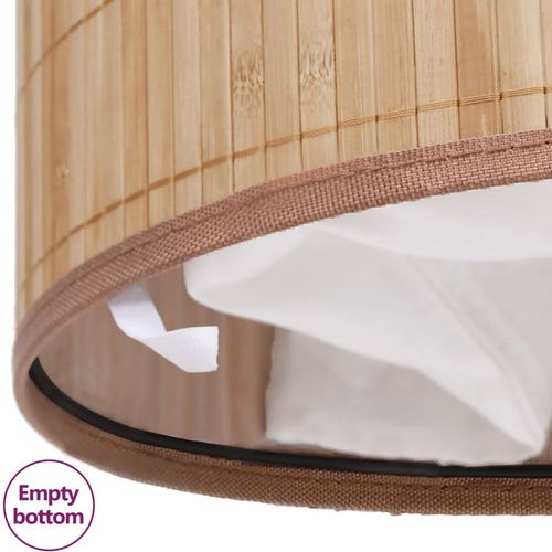 242723 Bamboo Laundry Bin Round Natural slika 37