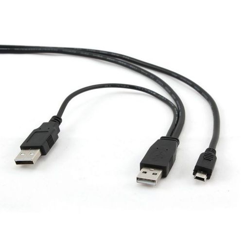 CCP-USB22-AM5P-3 Gembird Dual USB 2.0 A-plug to MINI 5pina kabl 0.9m slika 1