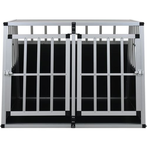 Kavez za pse s dvostrukim vratima 94 x 88 x 69 cm slika 30