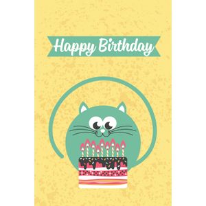 (VK 134) Happy birthday - Mačka sa tortom