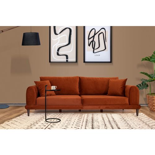 Nero - NQ6-173 Tile Red 3-Seat Sofa slika 1