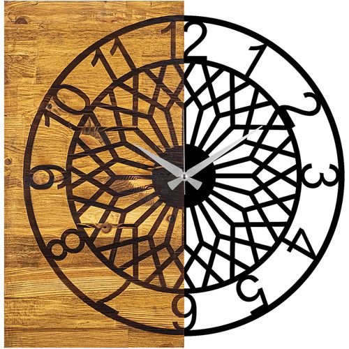 Wallity Ukrasni drveni zidni sat, Wooden Clock 6 slika 4