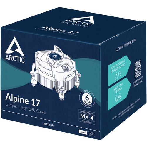 Arctic Alpine 17Compact Intel CPU Cooler slika 2