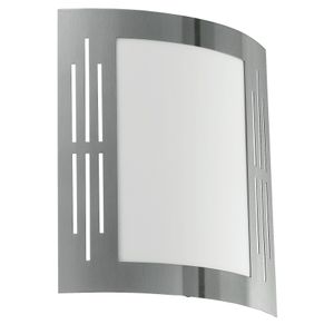 Eglo City vanjska zidna/1, e27,  inox 