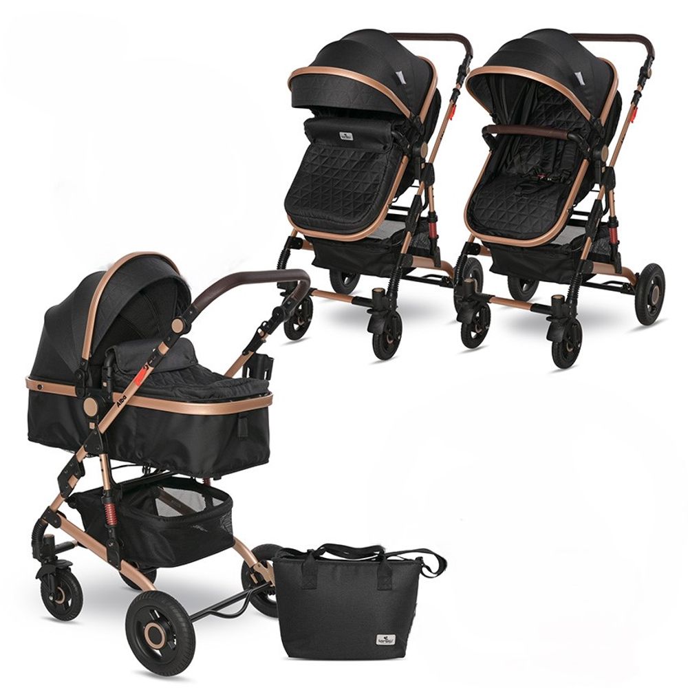 Lorelli Kolica za bebe Alba Premium, Black slika 2