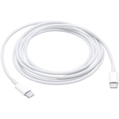 Apple Apple iPad/iPhone/iPod priključni kabel [1x muški konektor USB-C® - 1x muški konektor USB-C®] 2.00 m bijela slika 3