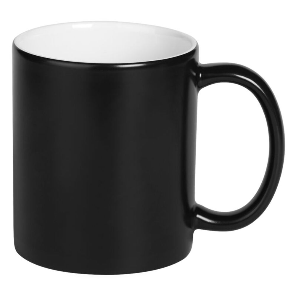 MAGIC MUG, keramička šolja za sublimaciju, 325 ml, crna slika 1