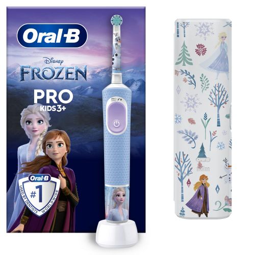 Oral-B električna četkica Pro Kids 3+Frozen+putna torbica slika 1