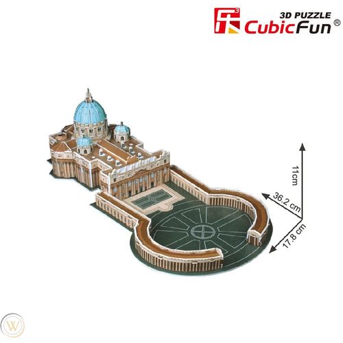 Cubicfun 3D puzle Bazilika sv. Petra slika 2