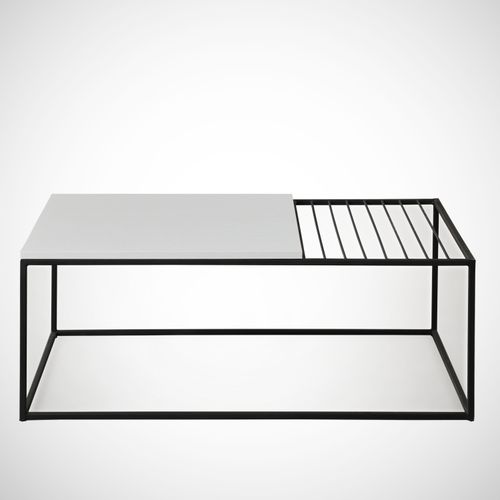 Zinus - White White Coffee Table slika 4