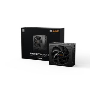 be quiet! BN338 STRAIGHT POWER 12 1000W, 80 PLUS Platinum efficiency (up to 93,9%), Virtually inaudible Silent Wings 135mm fan, ATX 3.0 PSU with full support for PCIe 5.0 GPUs and GPUs with 6+2 pin connectors, One massive high-performance 12V-rail