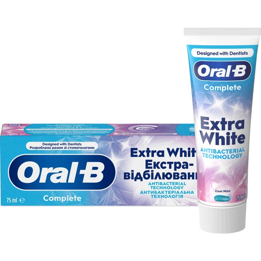 Oral-B Complete Extra White pasta za zube, 75 ml slika 1