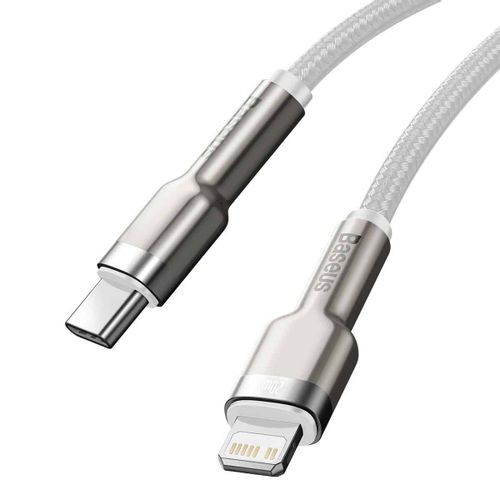 USB-C kabel za Lightning Baseus Cafule PD 20W 1m bijeli slika 4