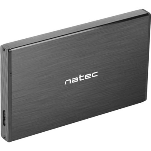 Natec NKZ-0941 RHINO GO, HDD/SSD External Enclosure 2.5",  SATA III, USB3.0, Aluminium, Black slika 3