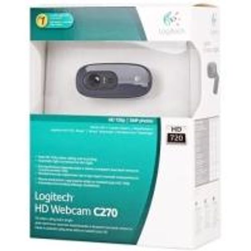 LOGITECH C270 HD Retail crna web kamera slika 4