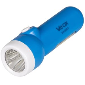 Svjetiljka s baterijom na punjenje 2u1 plava