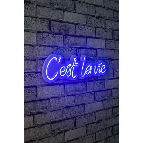 Wallity C'est La Vie - Plava dekorativna plastična LED rasveta slika 1