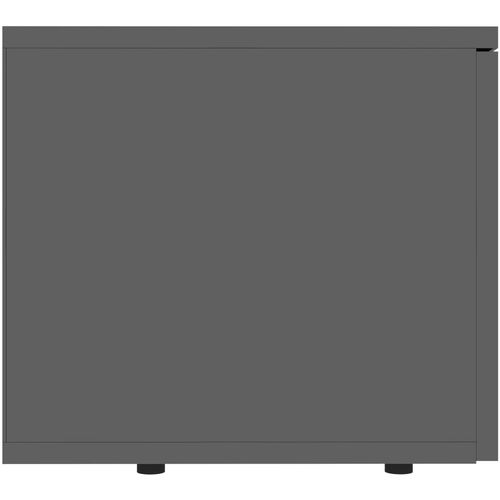 TV ormarić visoki sjaj crni 80 x 34 x 30 cm od iverice slika 7