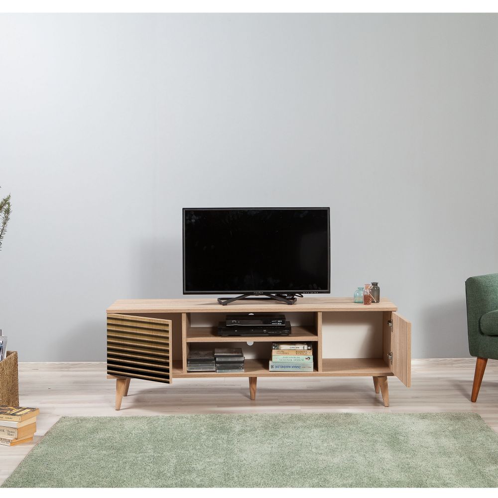 Truva-220 Sonoma Oak TV Stalak slika 3