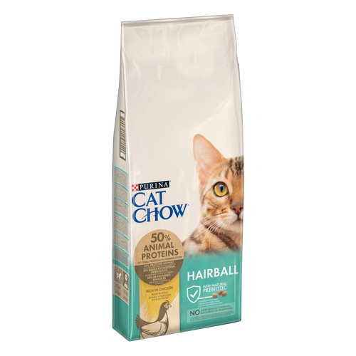 Cat Chow Hairball Control, s piletinom, 15 kg slika 1