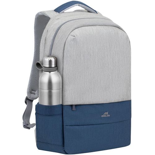 Ruksak RivaCase 17.3" Prater 7567 Grey/Dark Blue anti-theft laptop backpack slika 2
