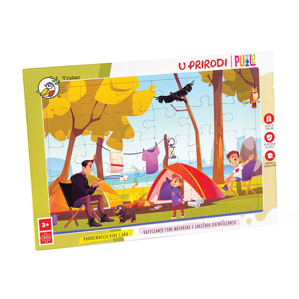 Vrabac Puzzle Fun 30, U prirodi slika 1