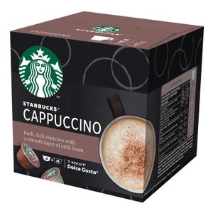 STARBUCKS Cappuccino by NESCAFÉ® Dolce Gusto®, kapsule za kavu, (12 kapsula / 6 napitaka), kutija, 120 g