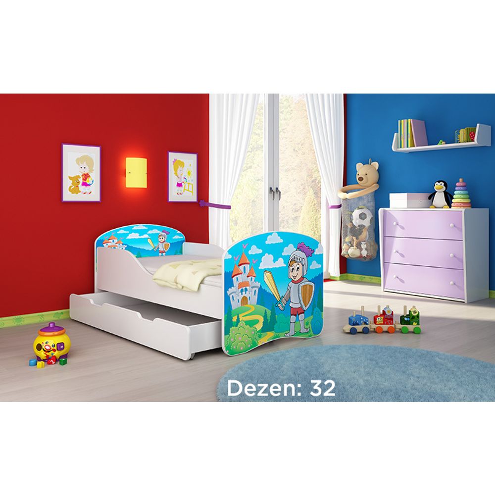 ACMA Dječiji krevet Acma I sa ladicom - 180x80cm - Dezen 32 slika 2
