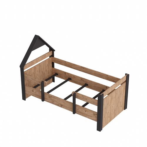 Valerin 109 - Atlantic Pine, Anthracite Atlantic Pine
Anthracite Single Bedstead slika 4