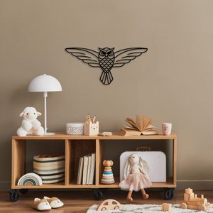 Wallity Metalna zidna dekoracija, Owl - 288