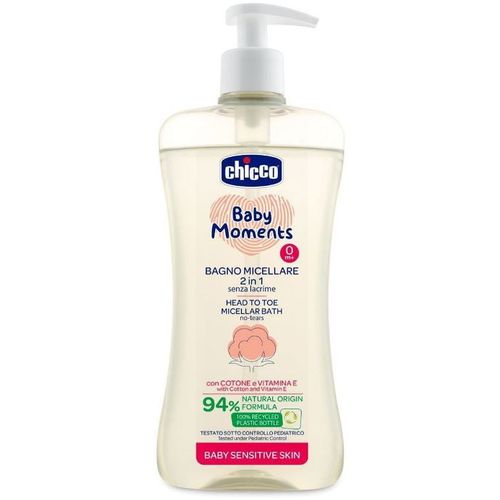 Chicco Kupka i šampon Baby Moments Micelar Sensitive 500ml slika 1