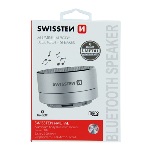 Bluetooth zvucnik Swissten 3W sivi slika 3