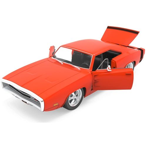 Jamara auto na daljinsko upravljanje DELUX Dodge Charger RT 1970, crvena, 1:16 slika 6