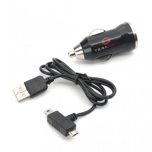 Auto punjac Teracell micro/mini USB crni slika 1