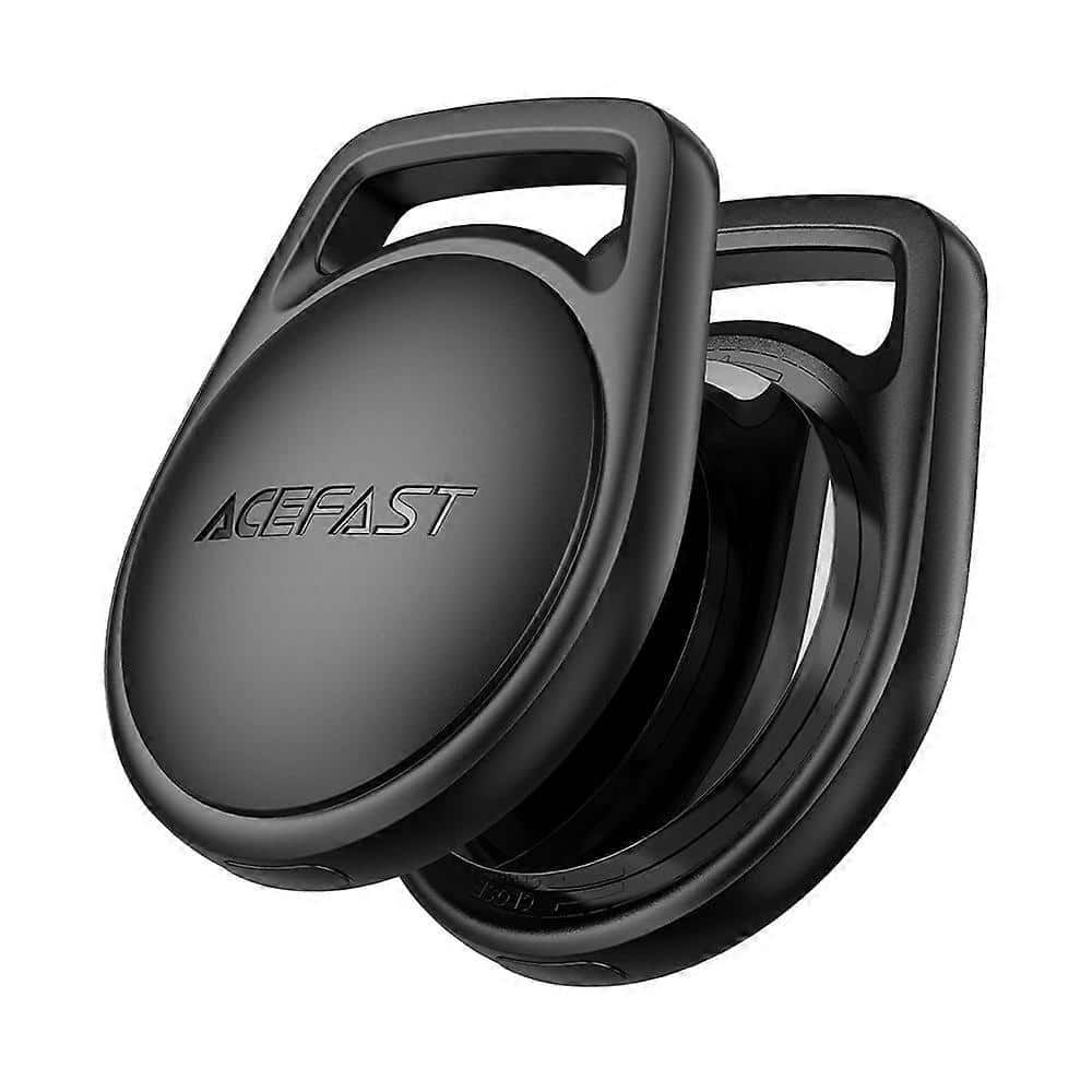 Acefast (4 kom) Pametni tracker kompatibilan s Apple Find My (samo za iOS) s vrpcom za mobitel - Crni slika 4