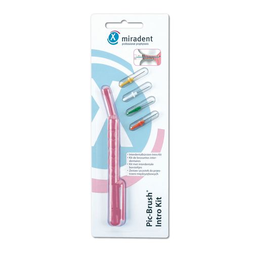 Miradent Pic-Brush Intro Kit rose transparent slika 1