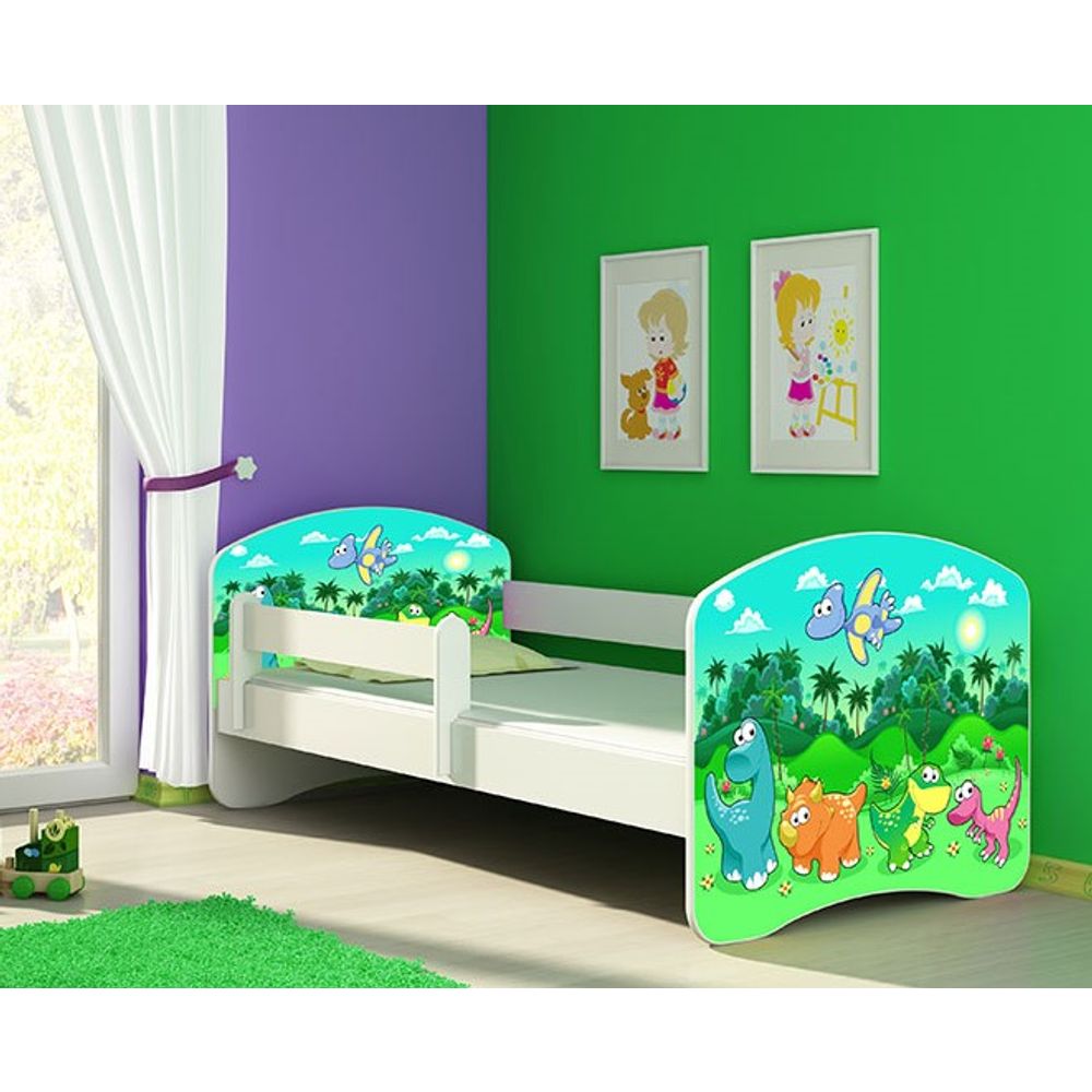 ACMA Dječiji krevet Acma II White - 160x80cm - Dezen 30 slika 1