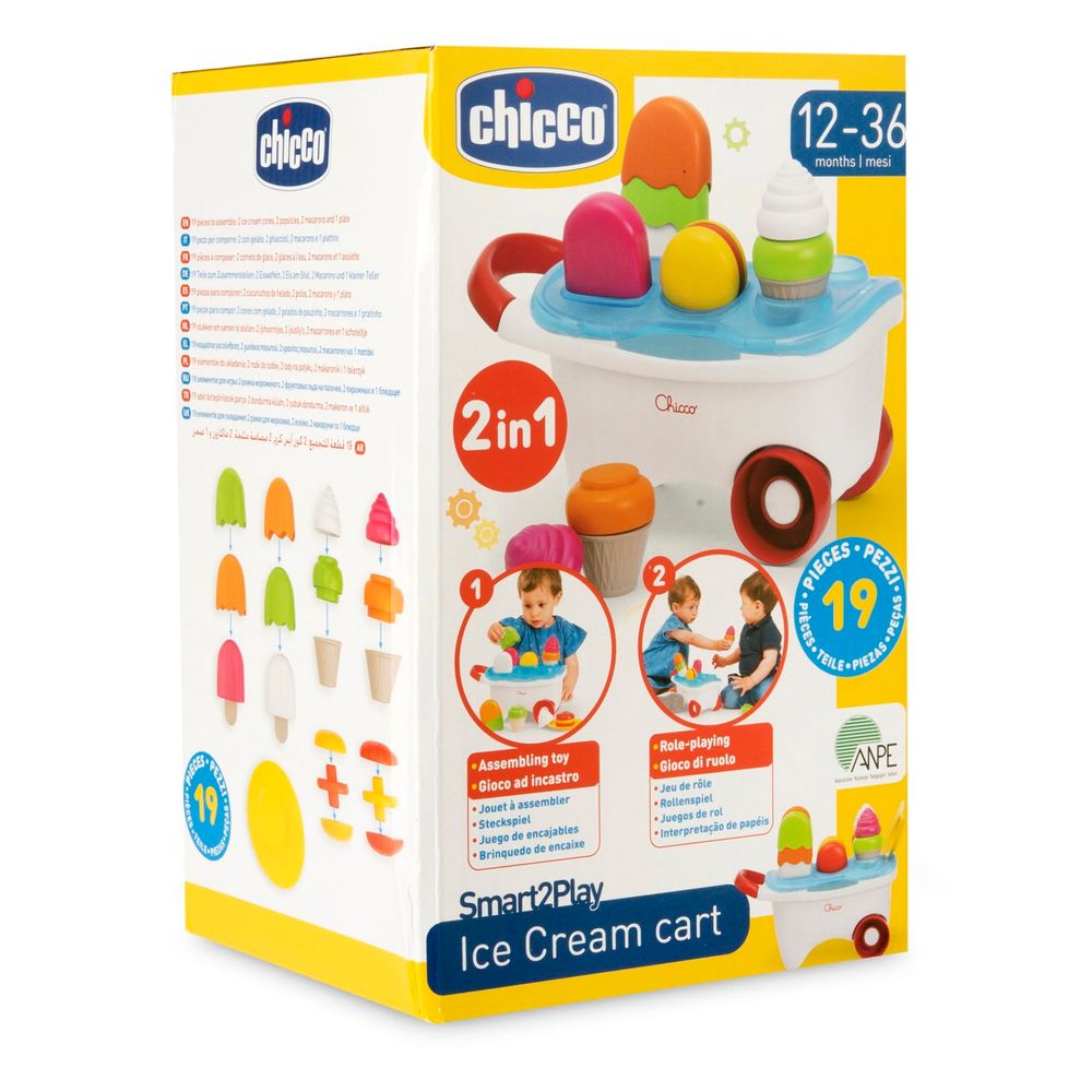 Chicco Didaktička igračka Ice Cream Cart slika 11