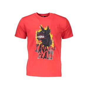 CAVALLI CLASS T-SHIRT SHORT SLEEVE MAN RED