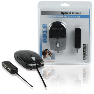 Konig Optički miš CMP-MOUSE HUB10