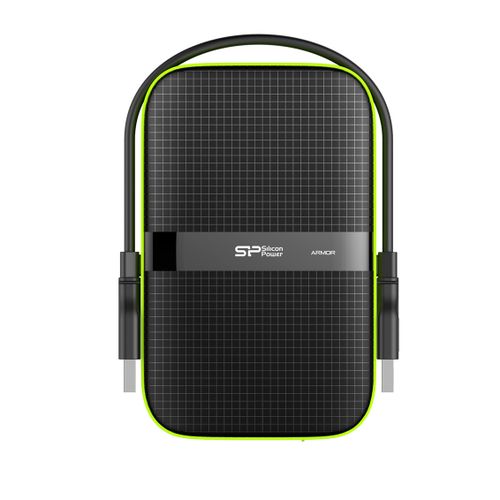 Silicon Power SP010TBPHDA60S3K Portable HDD 1TB, Armor A60, USB 3.2 Gen.1, Black slika 1