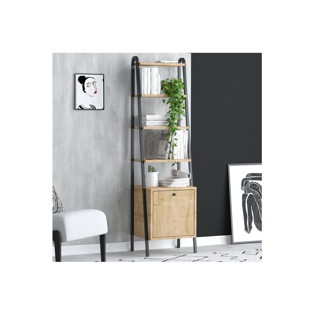 Mona - Crni Regal od Sapfirne Hrastovine slika 1