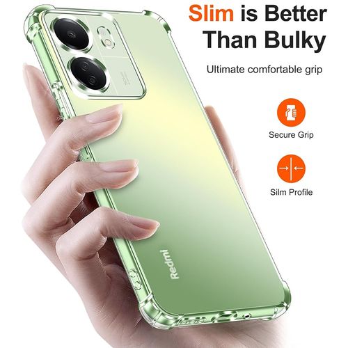 Techsuit Shockproof Clear Silicone prozirna maskica otporna na udarce za Xiaomi Redmi 13C 4G / Poco C65 slika 2