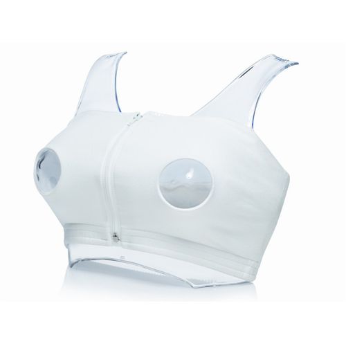 Medela - Easy Expression Bustier grudnjak za fiksaciju levka, veličina S, beli slika 1