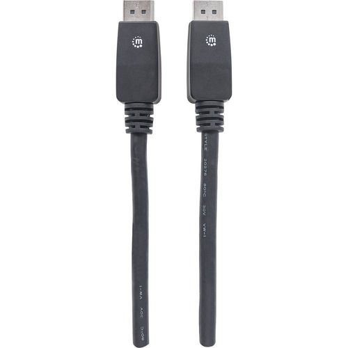 Manhattan DisplayPort priključni kabel DisplayPort utikač, DisplayPort utikač 10.00 m crna 354134 zaštićen s folijom, UL certificiran, Ultra HD (4K) HDMI, pozlaćeni kontakti DisplayPort kabel slika 4