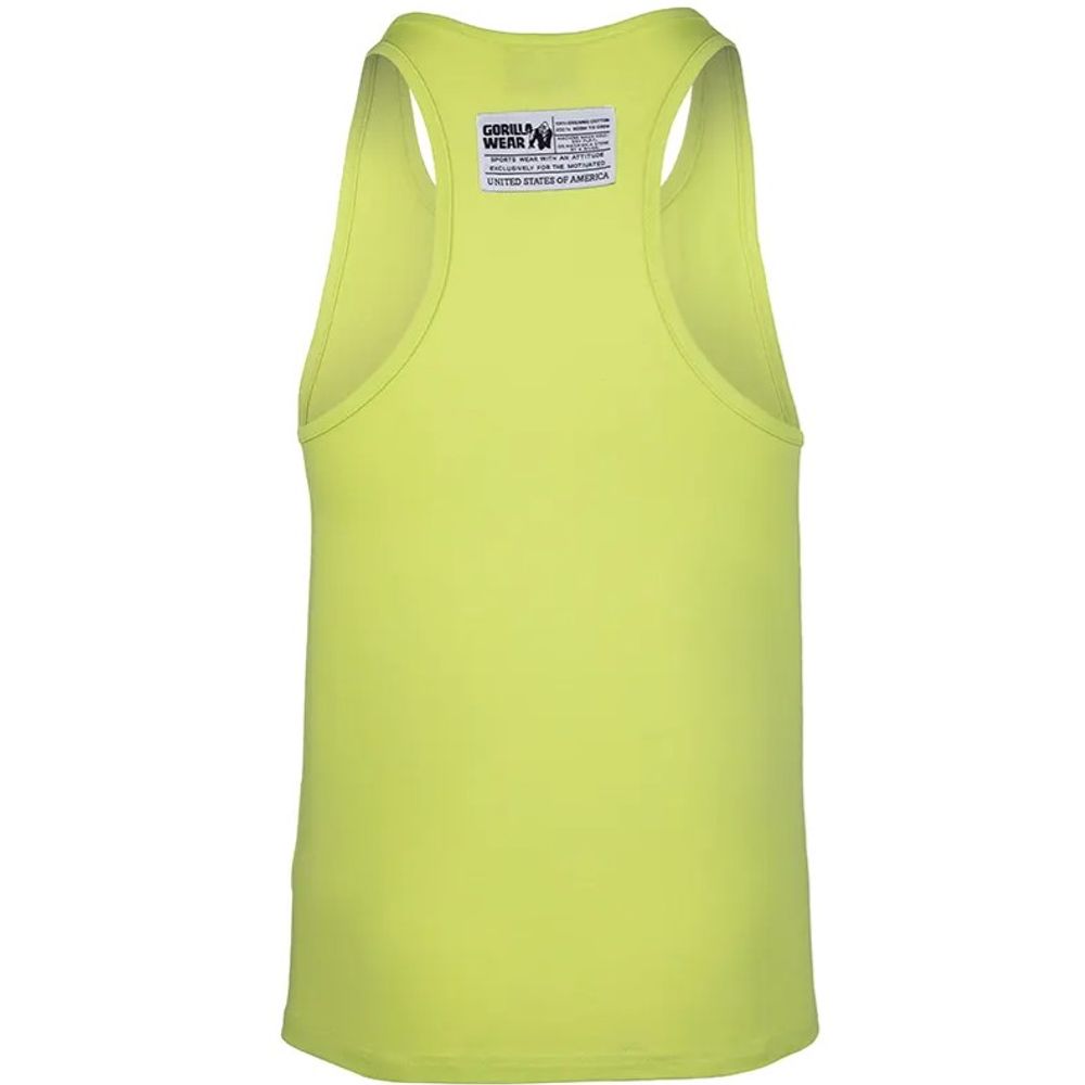 Gorilla Wear CLASSIC Majica bez rukava, Limeta žuta slika 4