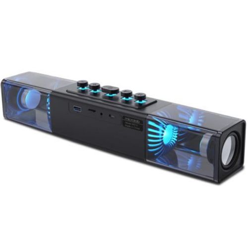 Microlab MS213A Bluetooth speaker soundbar 2x5W, USB, SD, AUX, LED/black slika 1