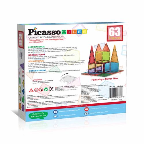 Picasso Tiles set s kockicama 63 kom slika 13