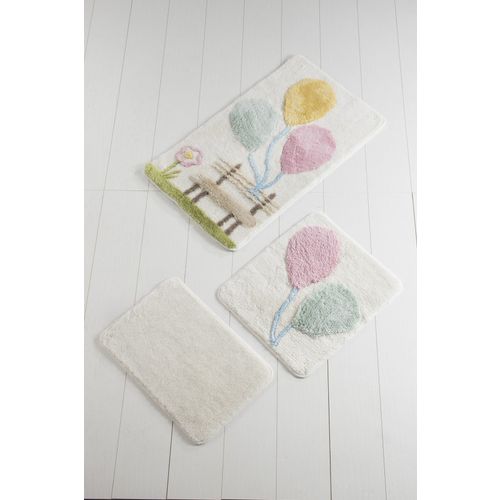 Colourful Cotton Set kupaonskih prostirki (3 komada) Balon slika 2