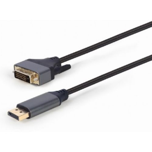 CC-DPM-DVIM-4K-6 Gembird DisplayPort na DVI digital interface kabl 4K at 30 Hz, Premium Series 1.8m slika 1